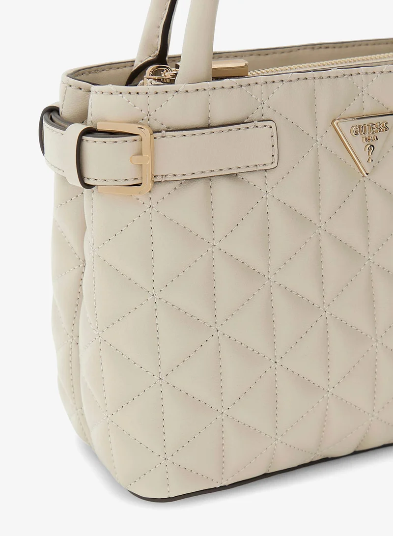 GUESS  Paisleigh Small Satchel Bag for Women | Best Price UAE